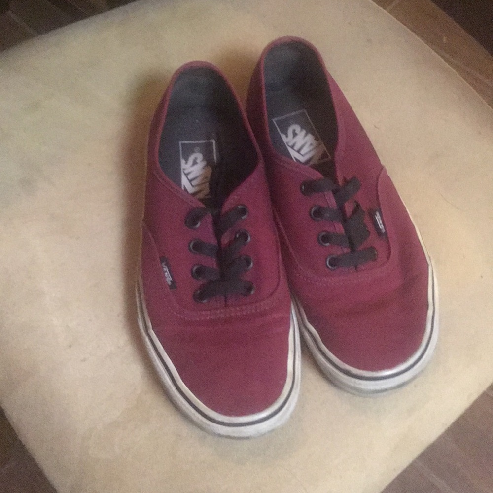 Maroon Vans